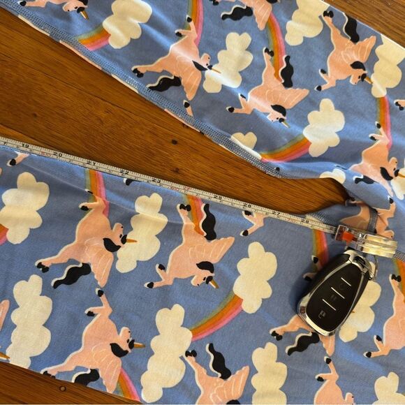 NWT Hannah Anderson Blue Unicorn Pajama Set - Picture 6 of 8